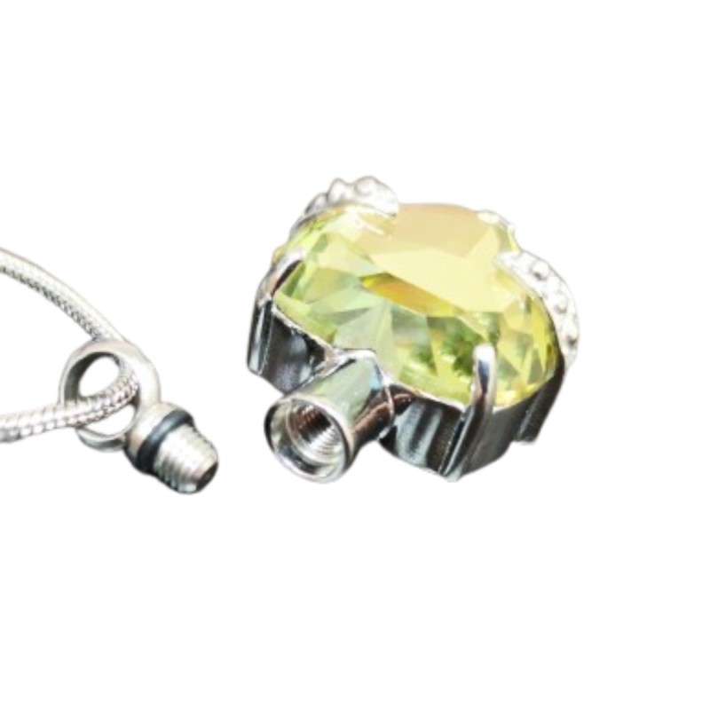 Ashes  Jewellery stainless steel Yellow Heart