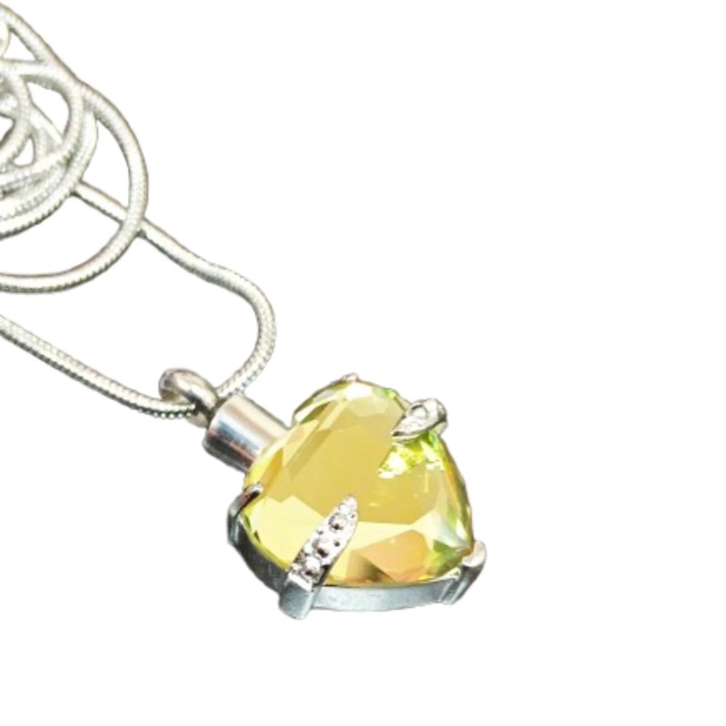 Ashes  Jewellery stainless steel Yellow Heart