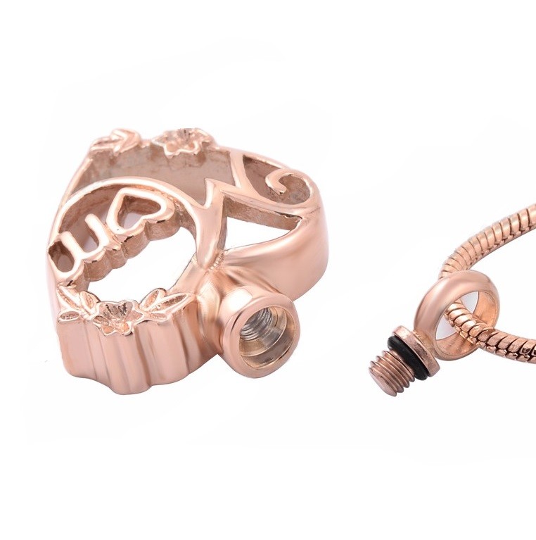 Ashes Jewellery stainless steel Mom rose gold