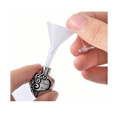 cremation jewellery funnel kit urn small mini miniature fill kit with stick with instructions (pendant not included)