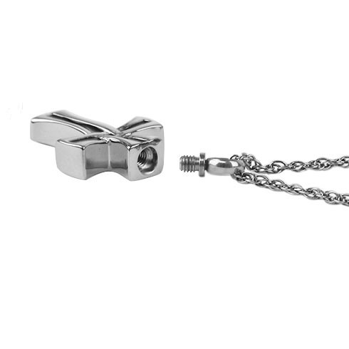 Ashes Jewellery stainless steel Plaid Cross n